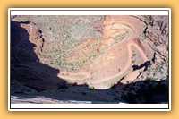 Canyonlands Shafter Trail von oben