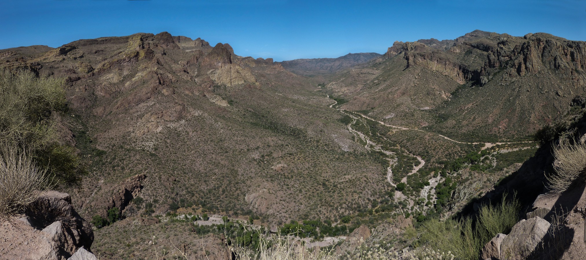 Apache Trail, Blick auf den Trail
