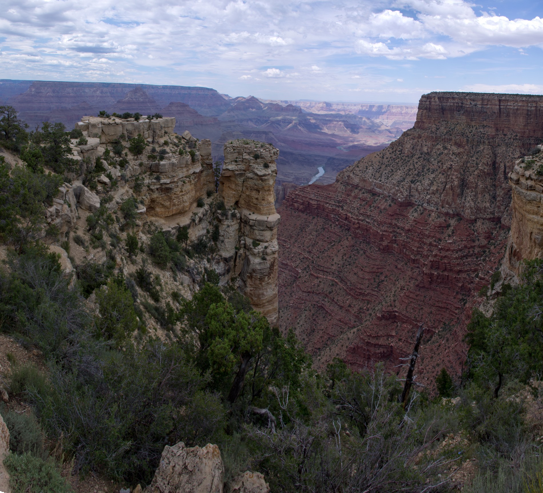 Panorama Grand Canyon Mather Point Overlook