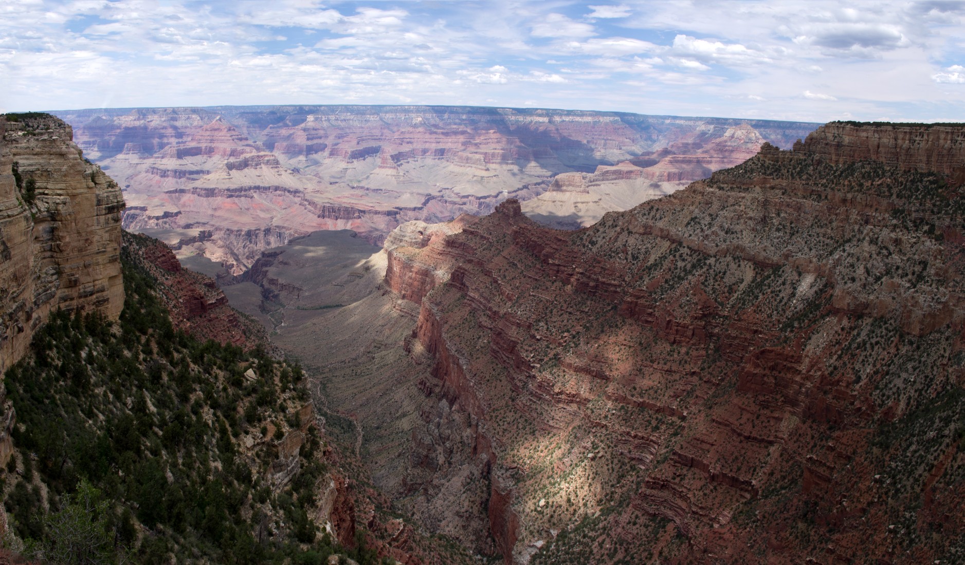 Panorama Grand Canyon Shoshone Point Overlook