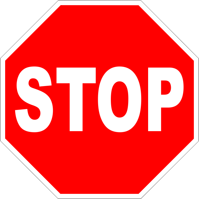 Stop Schild